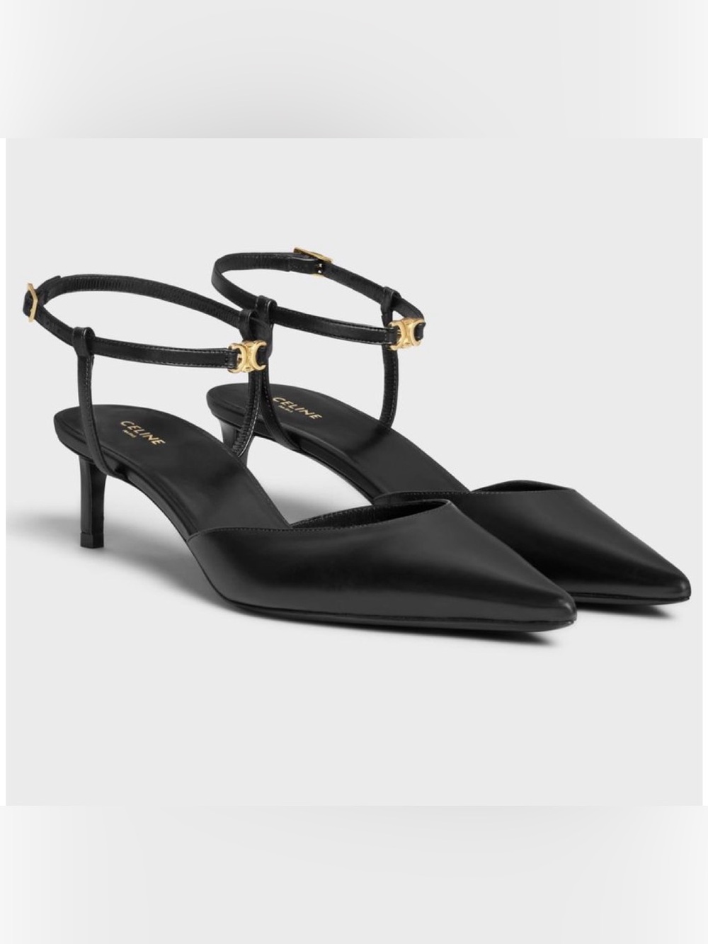 Celine Kitten Heel Pumps
